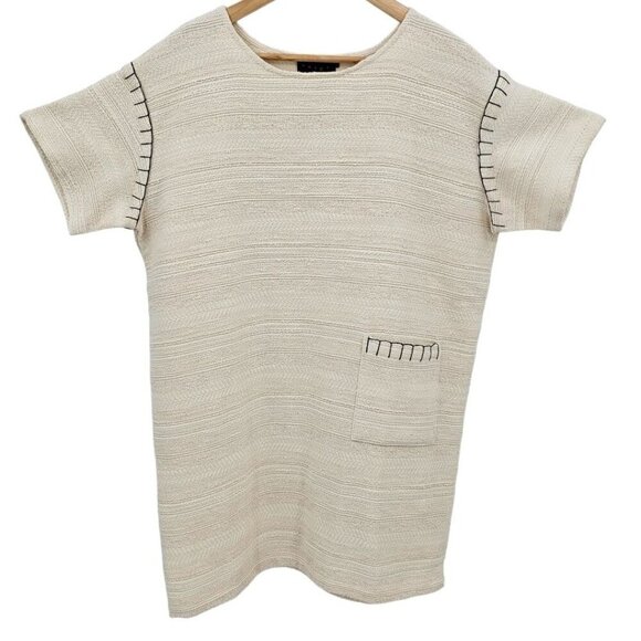 Hatch‎ Womens Maternity Small Stitched Naomi Dress in Cream NWT - Picture 3 of 15